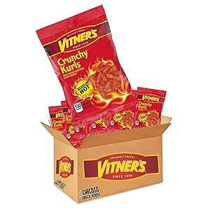 Vitner's 8 �p�b�N �N�����`�[ �J�[�� �V�Y���� �z�b�g �`�[�Y A �V�J�S �I���W�i�� 8 1�I���X �o�b�O Vitners Vitner's 8 Pack Crunchy Curls Sizzlin' Hot Cheese A Chicago Original 8 1oz bags