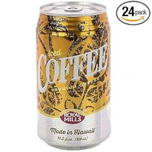 [24pbN] C~Y ACXR[q[hNAnCR[q[hNAɈ߂ - 11tʃIX [Pack of 24] Royal Mills Iced Coffee Drink, Coffee Drink Made In Hawaii, Ready to Drink - 11 Fl Oz