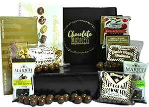 MtgoXPbg `R[g }bhlX - `R[g{Ɋyސl̂߂̃`R[g Mtg oXPbg (fbNX)A7 |h Gift Basket Village Gift Basket Chocolate Madness - Chocolate G