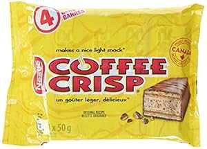Ji_ LfB R[q[ NXv `R[g o[ 50 O o[ 4 {BJi_AĂ܂B({) Nestle Canada Candy Coffee Crisp Chocolate Bar 4 x 50gram Bars. Imported from Canada. (Basic)