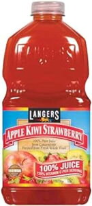 W[Y r^~C100W[XAAbvELECEXgx[A64IXi8pbNj Langers 100% Juice with Vitamin C, Apple Kiwi Strawberry, 64 Ounce (Pack of 8)