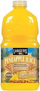W[Y r^~C100%W[XApCibvA64tʃIXA8{pbN Langers 100% Juice with Vitamin C, Pineapple, 64 Fl Oz, Pack of 8