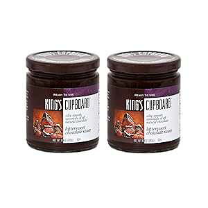 r^[XEB[g`R[g\[XALOXJbv{[hA2 The King's Cupboard Bittersweet Chocolate Sauce, King's Cupboard, 2 Count