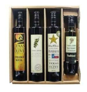 Big D v~AI[uICƃoT~R|̃NtgMtgZbg Texas Hill Country Olive Company The Big D Premium Olive Oil and Balsamic Vinegar Kraft Gift Set