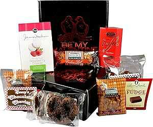 Be My Valentine - ʂȃ`R[gƂَql܂j܂͏̃o^Cf[Mtg{bNX Gift Basket Village Be My Valentine - Valentines Day Gift Box for Men or Women Loaded with Specialty Chocola