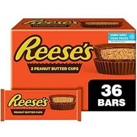 REESE'S ミルクチョコレートピーナッツバターカップ、ハロウィンキャンディパック、1.5 オンス (36 個) REESE'S Milk Chocolate Peanut Butter Cups, Halloween Candy Packs, 1.5 oz (36 Count)