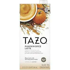 ^] e `C pvL XpCXA32 IX̔A2 pbN Tazo Latte Chai Pumpkin Spice, 32 oz box, pack of 2