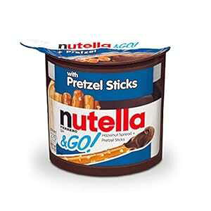 Nutella & GO?w[[ibcƃRRA XvbhAvbcF XeBbNt?qXibN pbN?e 1.9 IX?12 pbN Nutella & GO Hazelnut and Cocoa Spread with Pretzel Sticks Snack Pack for Kids 1.9 o