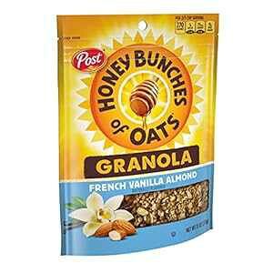 I[c̖I[ t`oj A[h Om[VA S 11IX (5pbN) Post Honey Bunches of Oats French Vanilla Almond Granola Cereal with Whole Grains, 11 Oz (5 Pack)