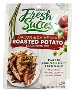 Concord Farms [Xg|egx[R&`CuV[YjO~bNX 1.25IXpbP[W (12pbP[W肨ȃP[X) Concord Farms Roasted Potato Bacon & Chive Seasoning Mix 1.25oz Package (VALUE Case of 12 Pa