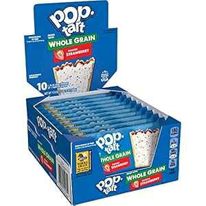 Kellogg Company US Pop-Tarts, Toaster Pastries Made with Whole Grain, Frosted Cinnamon 17.6oz (120 Count)