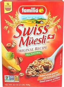 t@~A XCX~[Y[ IWiVsA32IX Familia Swiss Muesli Original Recipe, 32 Ounce