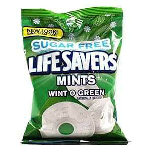 LifeSavers Wint-O-Green n[h LfB[AsgpAM5 LifeSavers Wint-O-Green Hard Candy, Sugar Free, M5