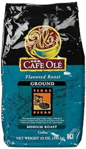 JtF I[ t[o[ [Xg eLTX s[J OEh R[q[ 12 IX (3) CAFE Ole Cafe Ole Flavored Roast Texas Pecan Ground Coffee 12 Oz. (Pack of 3)