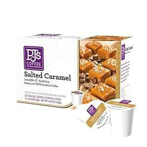PJ's Coffee - L VOT[uJbvA12  (1 pbN) PJ's Coffee of New Orleans PJ's Coffee - Salted Caramel Single Serve Cups, 12 Count (Pack of 1)