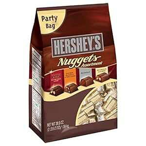 n[V[Y iQbc `R[g A\[gg VX[p[ TCY pbP[W - 4|h - 77 IX Hershey's Nuggets Chocolate-Assortment New Super Size Package- 4lbs -77 Ounces
