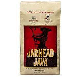 W[wbh W R[q[A{[h [XgA32 IX Jarhead Java Coffee, Bold Roast, 32 Ounce