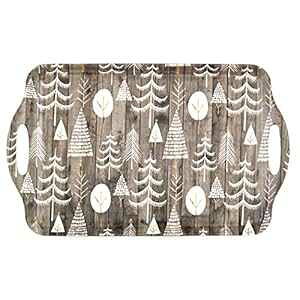 sp[l ؐzCgNX}X[WgC ~ X0019518978 Pimpernel X0019518978 Wooden White Christmas Large Tray, Melamine