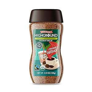 nCOEh I[KjbN CX^g fJtF R[q[A3.53 IX Highground Organic Instant Decaf Coffee, 3.53 Ounce