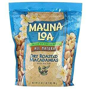 }EiA hC[Xg}J_~Aibc C I[i` (25IX) Mauna Loa Dry Roasted Macadamia Nuts with Sea Salt All Natural (25 oz Bag)