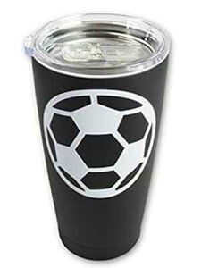 TbJ[ ^u[Jbv 20IX }} jւ̃Mtg X|[cR[` gx R[q[}O XeXX`[ Xg[ƃN[i[ (TbJ[A20IX) KNITPOPSHOP Soccer Tumbler Cup 20oz