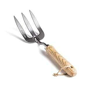 lԍHwɊÂnhtXeX|nhtH[NAk^@K[fjOc[AϋvAȒP Enjoyer Stainless Steel Hand Fork with Ergonomic Handle,Cultivator Gardening Tools,Polishing 