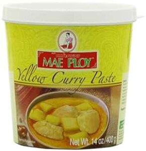 MAE PLOY J[y[XgACG[ASA14 IX (4 pbN) MAE PLOY Curry Paste, Yellow, Small, 14-Ounce (Pack of 4)