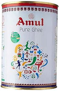 Amul sA M[ o^[A1 bg (2 pbN) Amul Pure Ghee Clarified Butter, 1 Litre (Pack of 2)