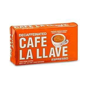 Cafe La Llave fJtF GXvb\ _[N [XgA8.8 IX (12 pbN) Cafe La Llave Caf La Llave Decaf Espresso Dark Roast, 8.8-Ounce (Pack of 12)