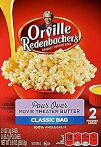 Orville Redenbacher ̃vA I[o[ [r[ VA^[ o^[ 2 JEg NVbN obO (3 {bNX - v 6 obO) Orville Redenbacher's Pour Over Movie Theater Butter 2 Count Classic Bag (3 Boxes - 6 TOTAL Bags)