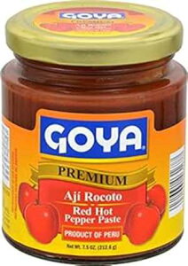 Goya Foods AW Rg bh zbg ybp[ y[XgA7.5 IX (12 pbN) Goya Foods Aji Rocoto Red Hot Pepper Paste, 7.5 Ounce (Pack of 12)