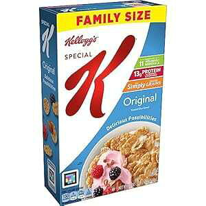 PbO XyV KAHpVAAIWiAt_Ar^~ B QASzApTCYA18 IX {bNX (6 pbN) Kellogg's Special K, Breakfast Cereal, Original, Made with Folic Acid, B