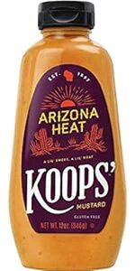 Koops' A]i q[g }X^[hA12 IX {gA4{pbN Koops' Arizona Heat Mustard, 12 oz. Bottle, 4-Pack