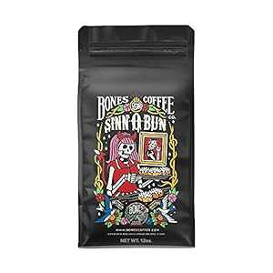 Bones Coffee Company t[o[R[q[ASinn-O-Bun oR[q[pSR[q[A_~fBA[XgOR[q[AVi[ (S) Bones Coffee Company Flavored Coffee Beans, Sinn-