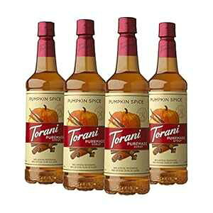 Torani sACh pvL XpCX VbvA750 ml (4 pbN) Torani Puremade Pumpkin Spice Syrup, 750 ml (Pack of 4)
