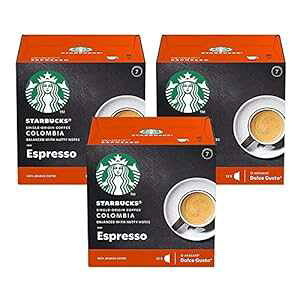 lXJtF h`F OXg X^[obNX RrA GXvb\×3(36JvZ) hN36{ Nescafe Dolce Gusto Starbucks Colombia Espresso x 3 Boxes (36 Capsules) 36 Drinks