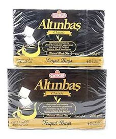 チャイクール アルティンバス クラシック 紅茶 (2パック、合計400g) Caykur Altinbas Classic Black Tea (2 Pack, Total of 400g)