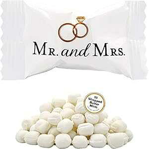 Mr. & Mrs. EFfBOo^[~gA~gLfB[AH̃~gAo^[~gLfB[AbAʕ (55 ) Froodles Mr. & Mrs. Wedding Buttermints, Mint Candies, After Dinner Mints, Butter 