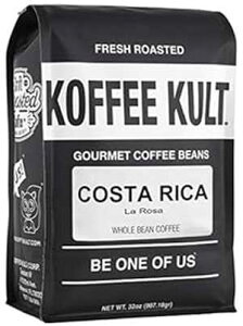 RX^J R[q[ - iz  [U - ~fBA [Xg R[q[ Koffee Kult (SA32IX) Costa Rica Coffee - Naranjo La Rosa - Medium Roast Coffee Beans Koffee Kult (Whole Bean, 32oz)