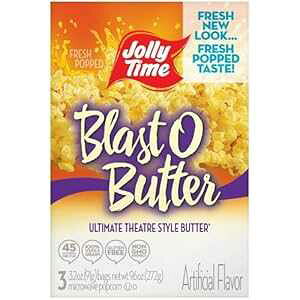 W[^C uXg I o^[ dqW |bvR[ (2pbN) Jolly Time Blast O Butter Microwave Popcorn (Pack of 2)
