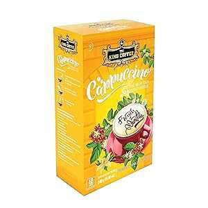 LOR[q[ Jv`[m t`oj{bNX 12{ TNI King Coffee King Coffee Cappuccino French Vanilla-Box 12 sticks