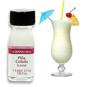 LorAnn Pina Colada SS Flavor, 1 dram bottle (.0125 fl oz - 3.7ml - 1 teaspoon)