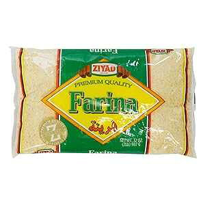 Ziyad Farina, �����V���A���A�I�[���i�`�������A���@�ہA�R���X�e���[���Ȃ��A�����Ȃ� 32�I���X Ziyad Farina, Wheat Cereal, All-Natural, High in Fiber, No Cholesterol, No Salt 32oz