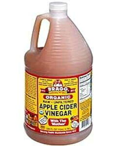 Bragg I[KjbNh߃AbvTC_[rlK[ 128 tʃIX (1K) Bragg Organic Raw-Unfiltered Apple Cider Vinegar 128 fl.oz. (1 Gallon Jug)
