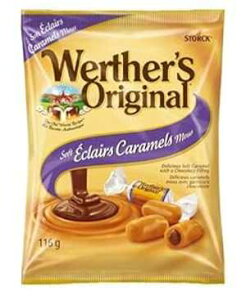 Werther's IWi \tg GNA L LfB[A116g/4.1ozA(Ji_A) Werther's Original Soft Eclairs Caramel Candies, 116g/4.1oz, (Imported from Canada)