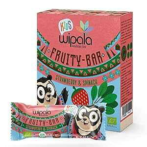 Wipala KIDS t[eB[o[ USDA I[KjbN wV[ (C`SƂق) Everglobe Wipala KIDS Fruity Bars USDA Organic Healthy (Strawberry and Spinach)