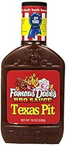 Famous Dave's BBQ Sauce Texas Pit, 19-ounces (Pack of6)