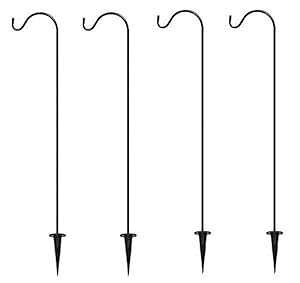 VFp[YtbN K[fXe[N 4{Zbg - ɍœKȎŐXe[N - C\W[\[[Cg݂邷 - O - AȂǂɍœKB Shepherd's Hooks Garden Stakes, Set of 
