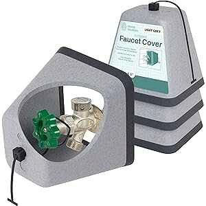 Home Intuition ���O�p�A���֌��J�o�[�A3�p�b�N Home Intuition Outdoor Foam Faucet Cover, 3 Pack