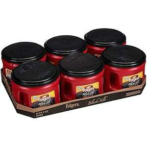 Folgers ubN VN JtFC҂R[q[A24.2 IX -- P[X 6 B Folgers Black Silk Caffeinated Ground Coffee, 24.2 Ounce -- 6 per case.